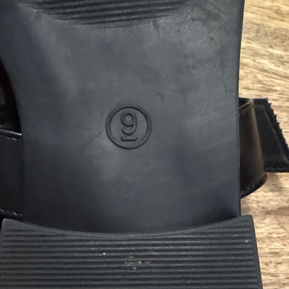 Wild Fable Black Buckle Slingback Shoes Size 9 - Picture 9 of 10